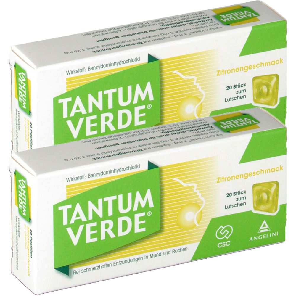 TANTUM VERDE® Pastillen mit Zitronengeschmack Doppelpack