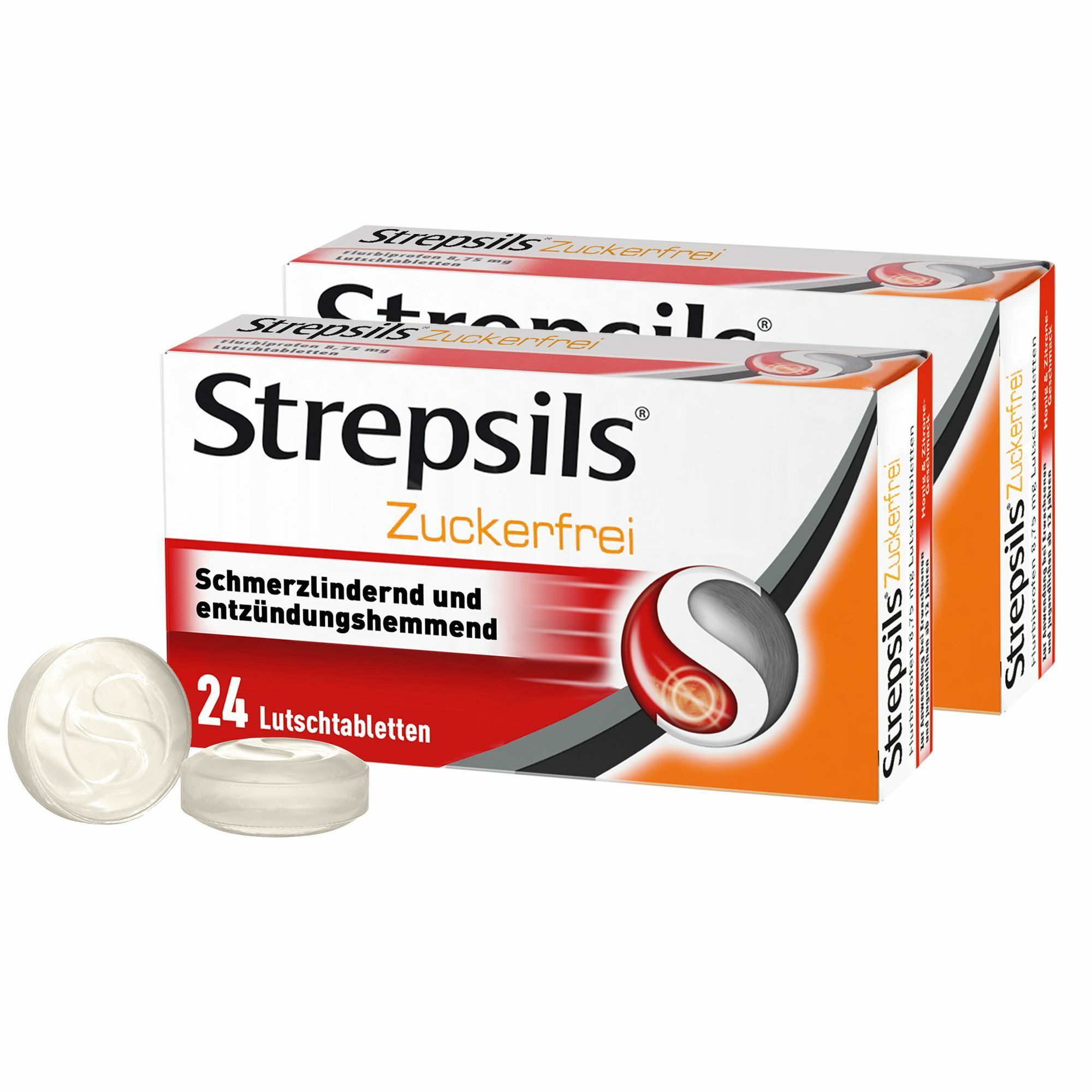 Strepsils Zuckerfrei 8,75 mg Lutschtabletten Doppelpack