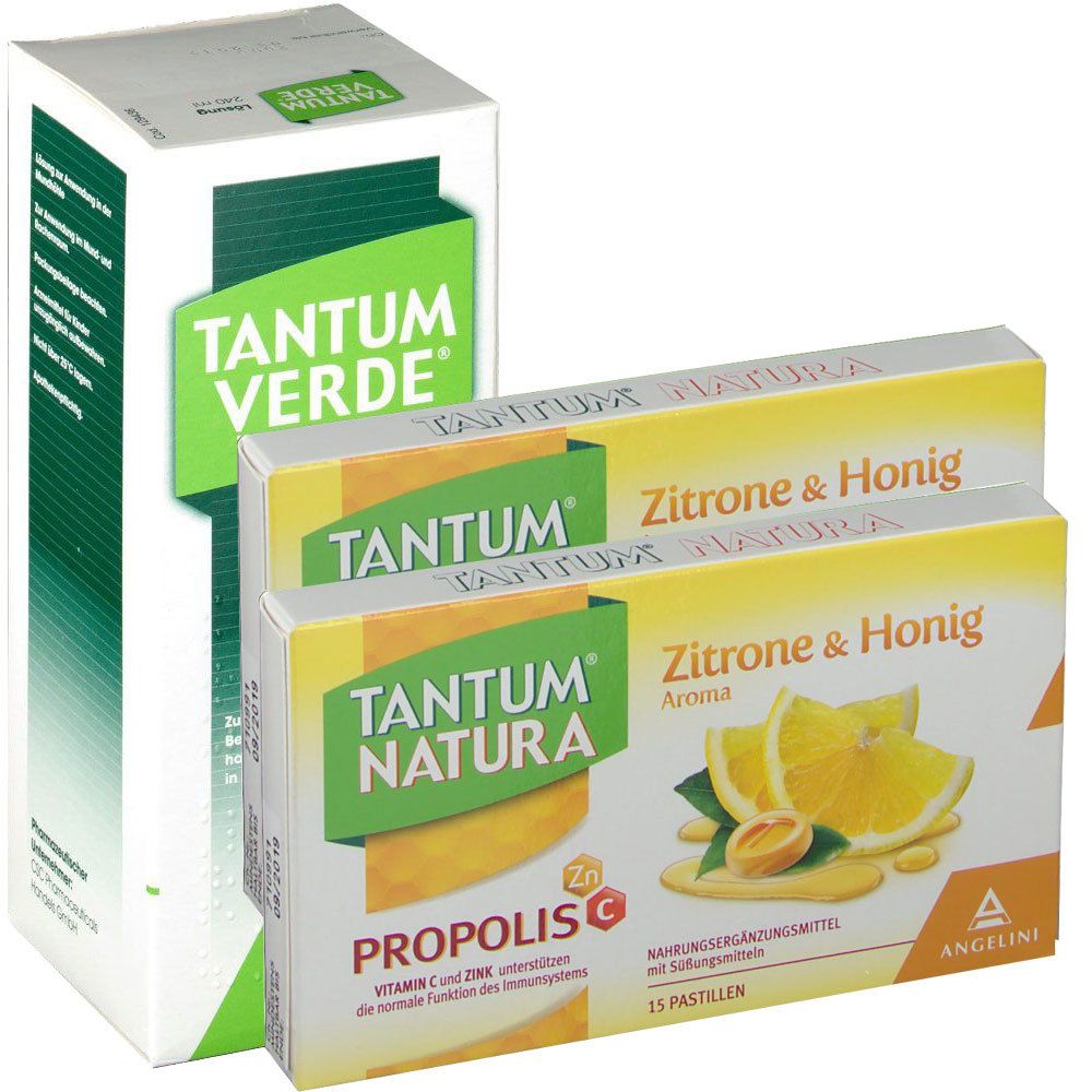 TANTUM VERDE® + TANTUM NATURA® Zitrone Honig