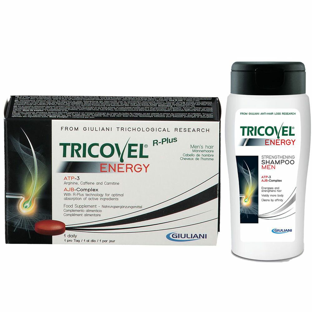 TRICOVEL® ENERGY Men Shampoo + Tabletten