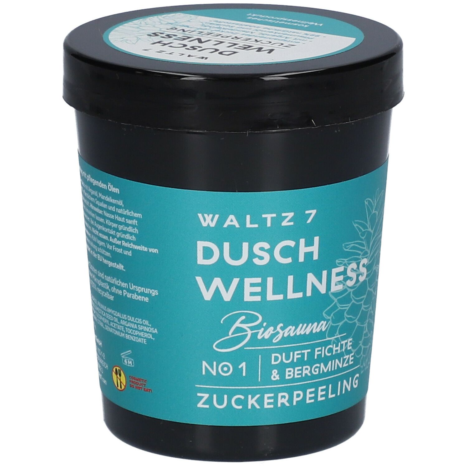 WALTZ 7 Wellness-Zucker-Öl-Peeling Biosauna Duft Fichte Bergminze