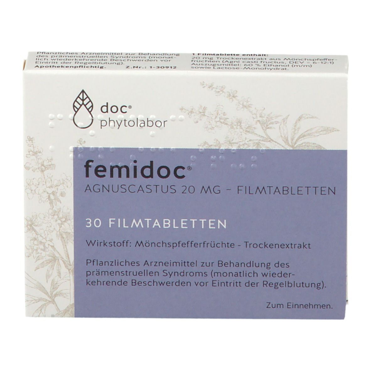 femidoc® AGNUSCASTUS 20 mg