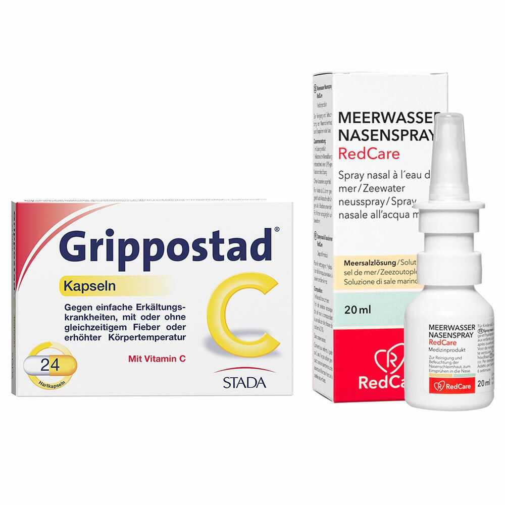 Grippostad® C + MEERWASSER-NASENSPRAY RedCare