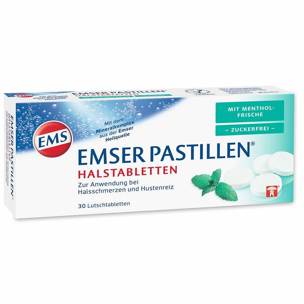 EMSER Pastillen® mit Mentholfrische zuckerfrei