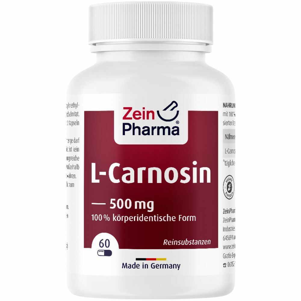 L Carnosin Kapseln 500 mg ZeinPharma