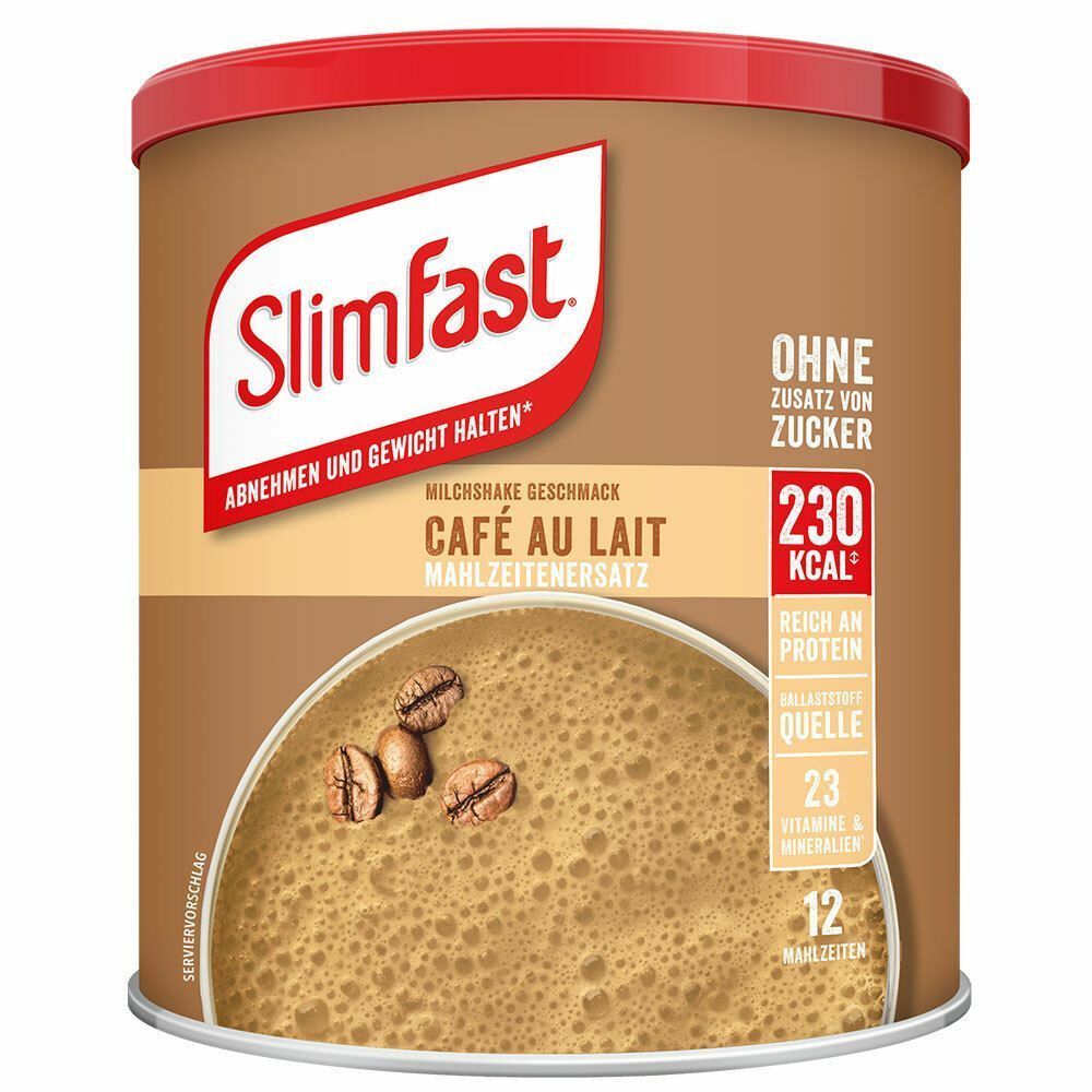 Slim Fast Milchshake-Pulver Café au lait