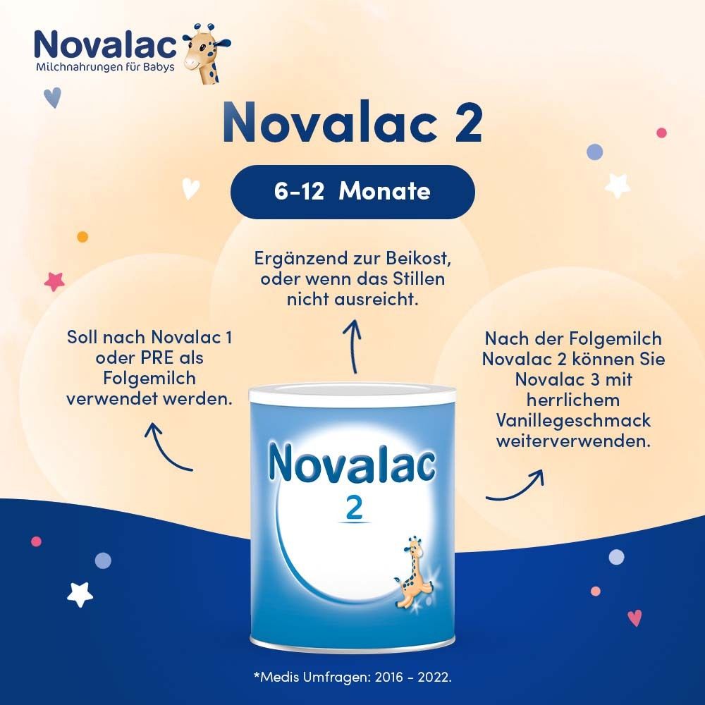 Novalac 2 Folgemilch ab dem 6. Monat