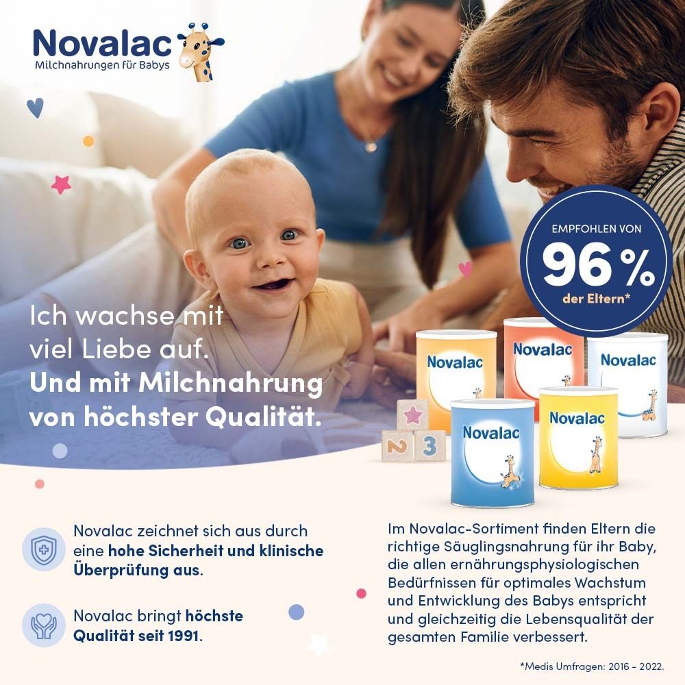 Novalac 2 Folgemilch ab dem 6. Monat