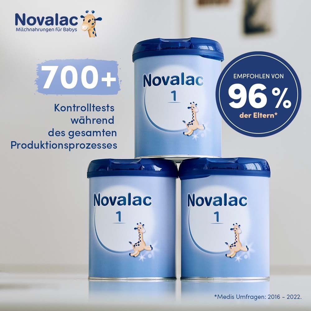 Novalac 1 Anfangsmilch von Geburt an