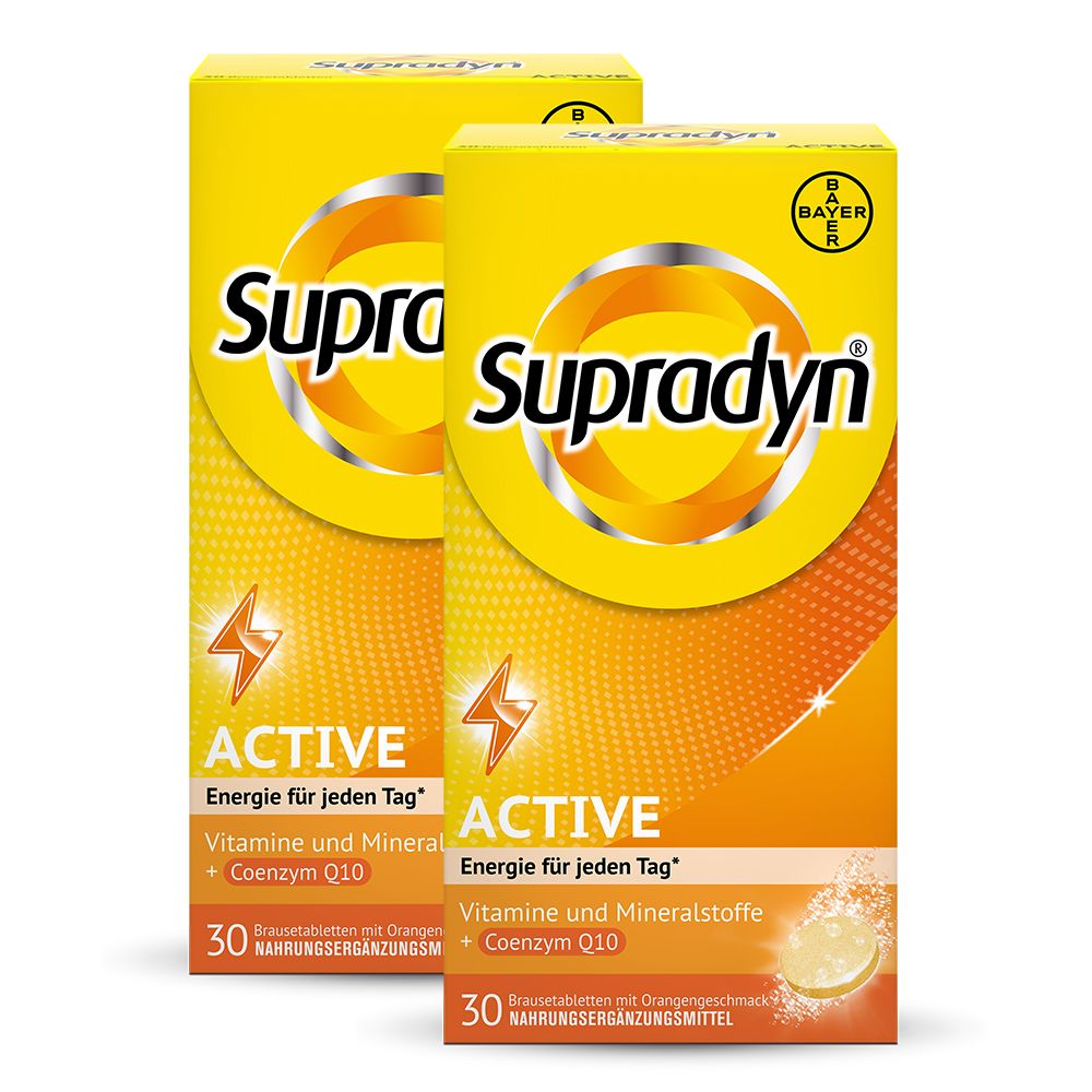 Supradyn® active Brausetabletten mit Orangengeschmack