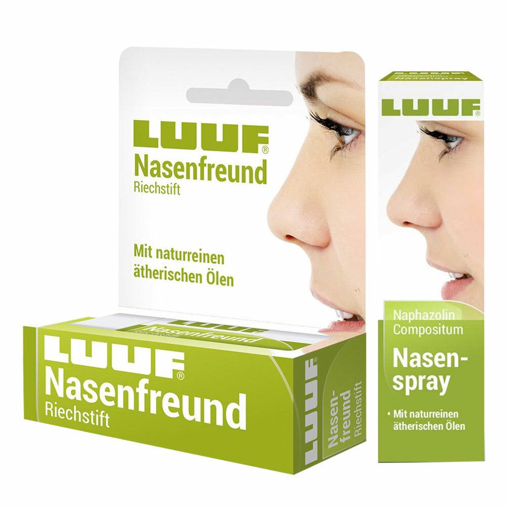 LUUF® Nasenfreund Riechstift® + LUUF® Naphazolin Compositum Nasenspray