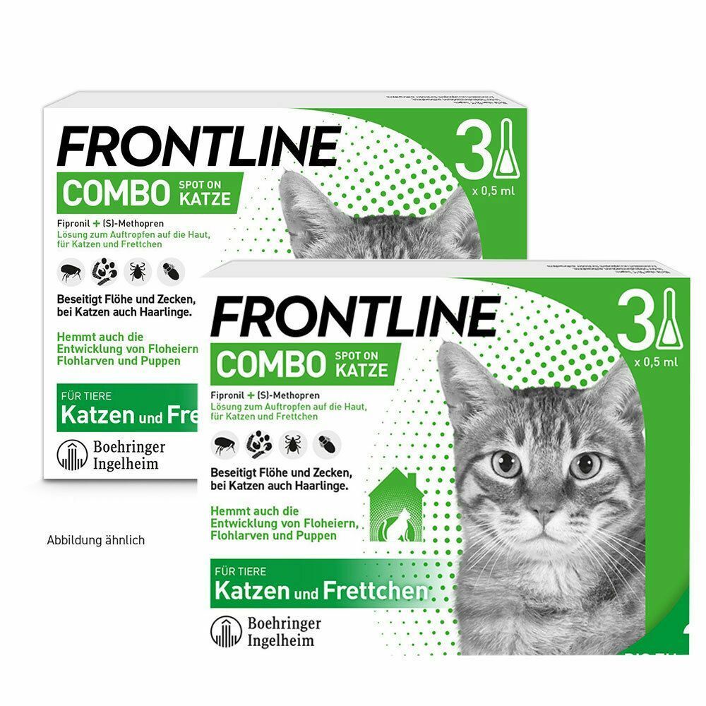 FRONTLINE COMBO® Spot on gegen Flöhe und Zecken Katze thumbnail
