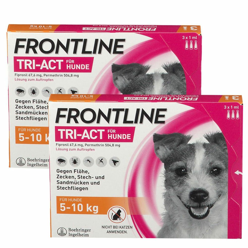 FRONTLINE®TRI-ACT Für Hunde 5 - 10 kg