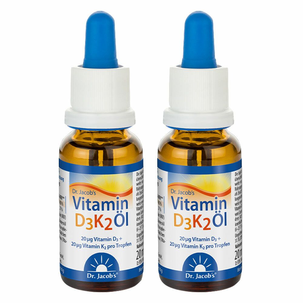 Dr. Jacob's Vitamin D3K2 Öl