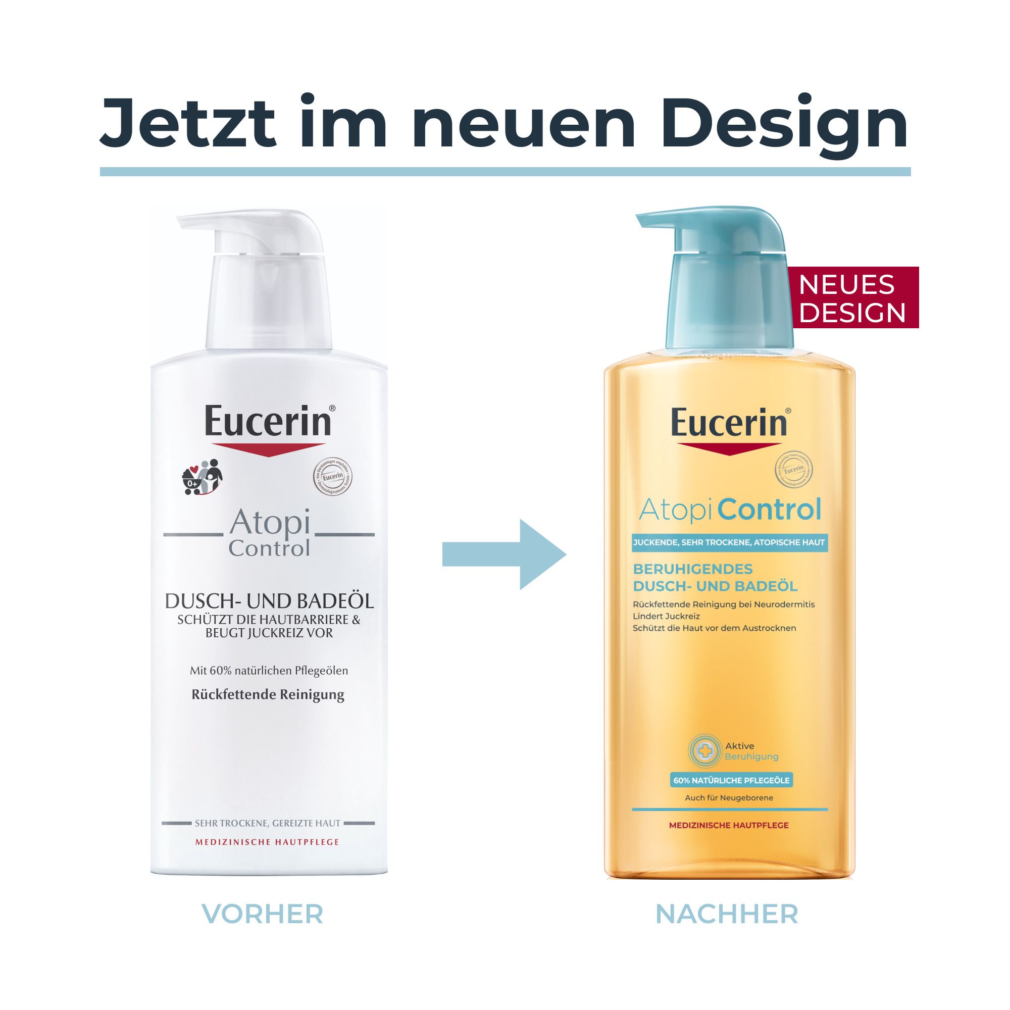 Eucerin® AtopiControl Dusch- und Badeöl - Jetzt 20% sparen mit Code "eucerin20"