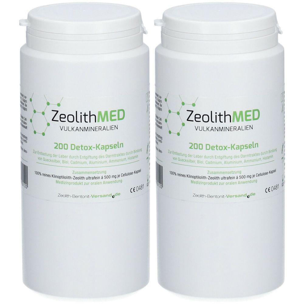 ZeolithMED® 200 Detox-Kapseln