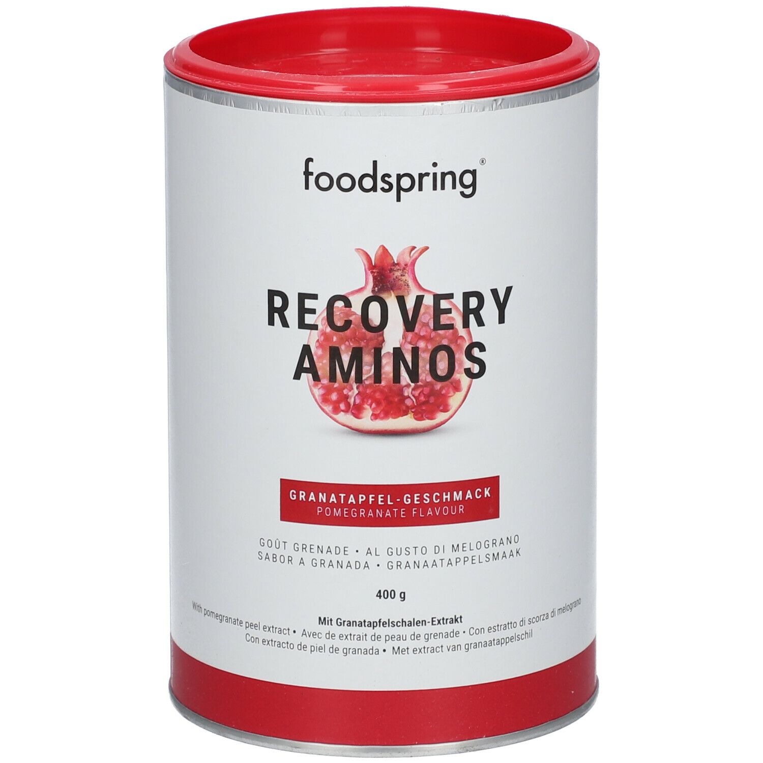 foodspring® Recovery Aminos Pomegranate 400 g shopapotheke.at