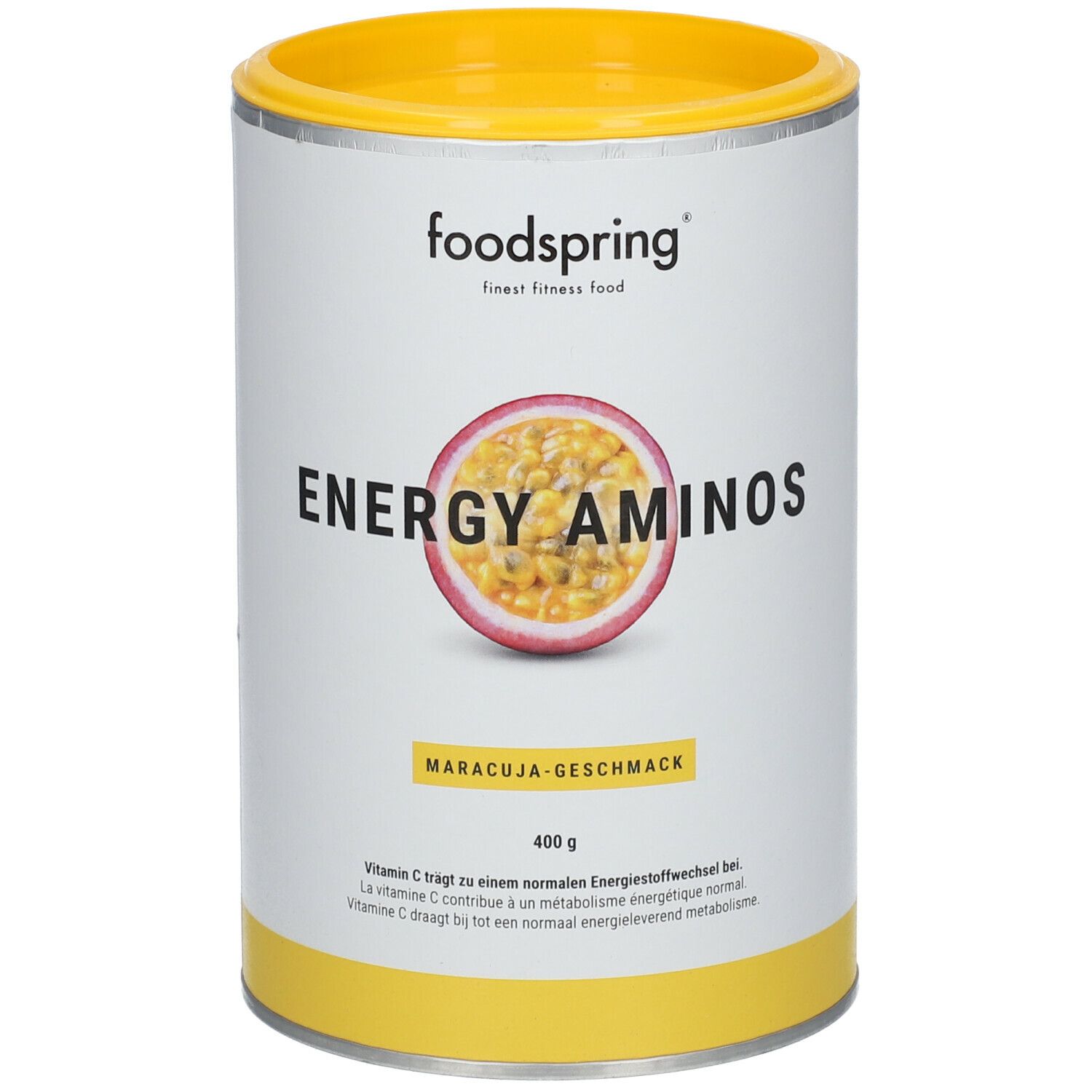foodspring® Energy Aminos Passionsfrucht 400 g shopapotheke.at
