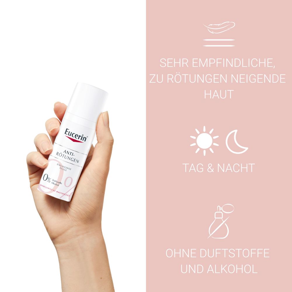 Eucerin® AntiRötungen Beruhigende Pflege - Jetzt 20% sparen mit Code "eucerin20"