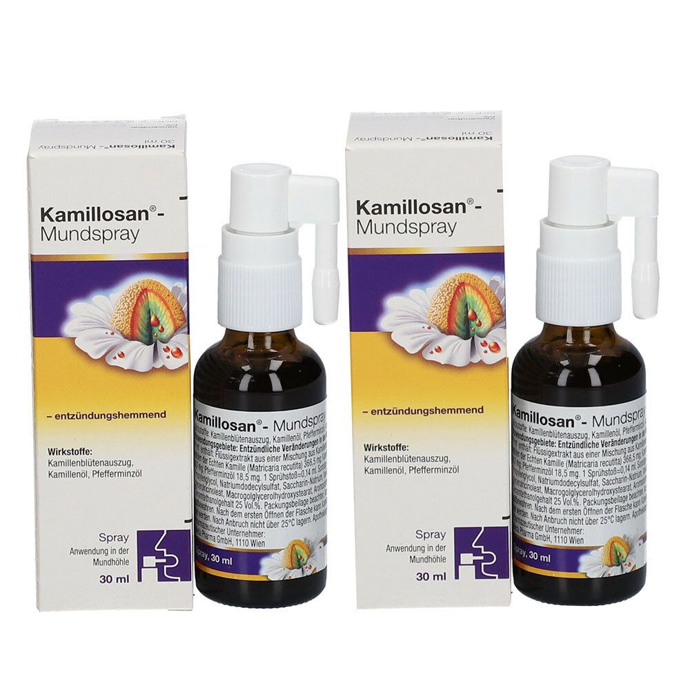 Kamillosan® Mundspray 2x30 ml - Shop Apotheke