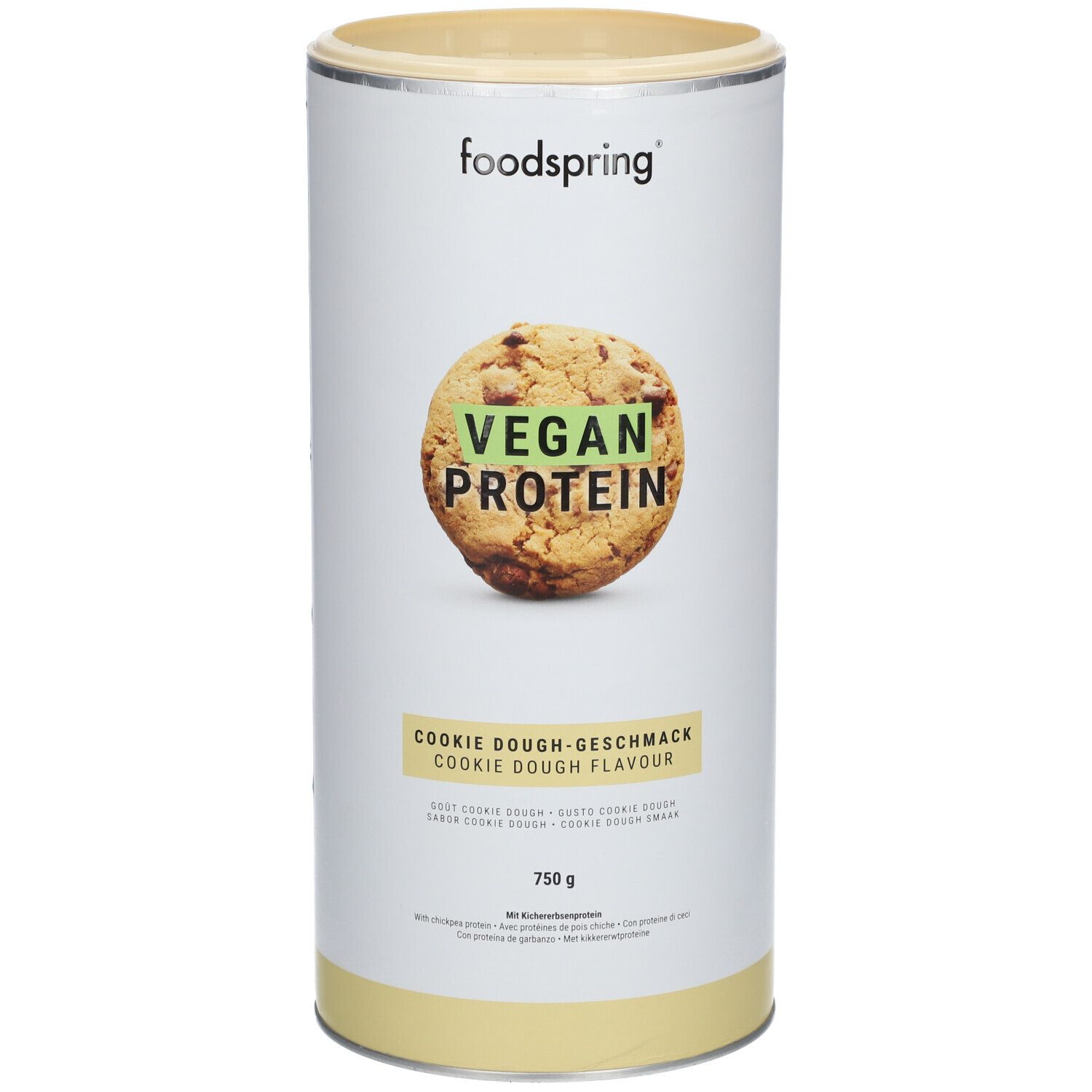 Food Spring Vegan Protein Cookie Dough 750 g Pulver