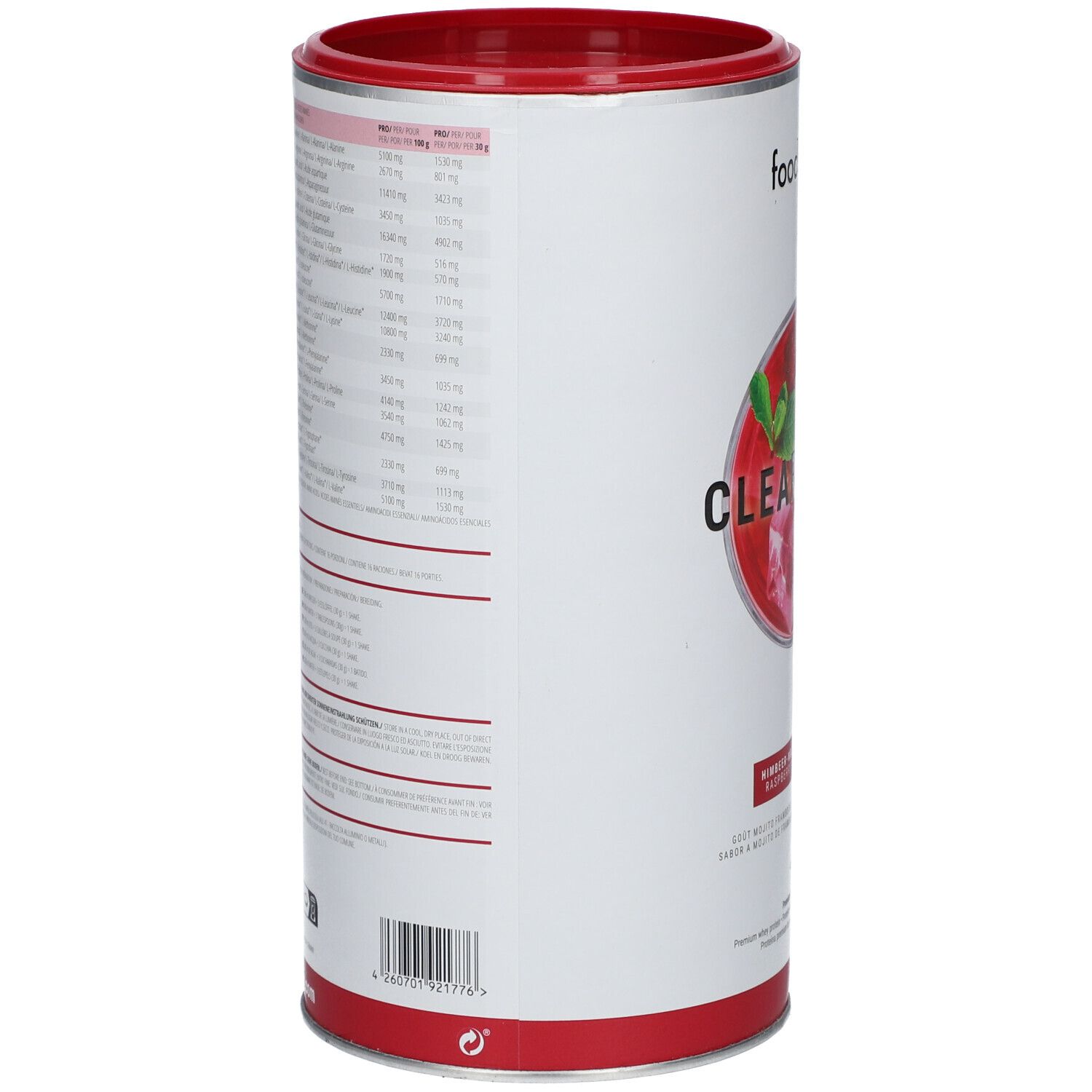 foodspring® Clear Whey Himbeere Mojito