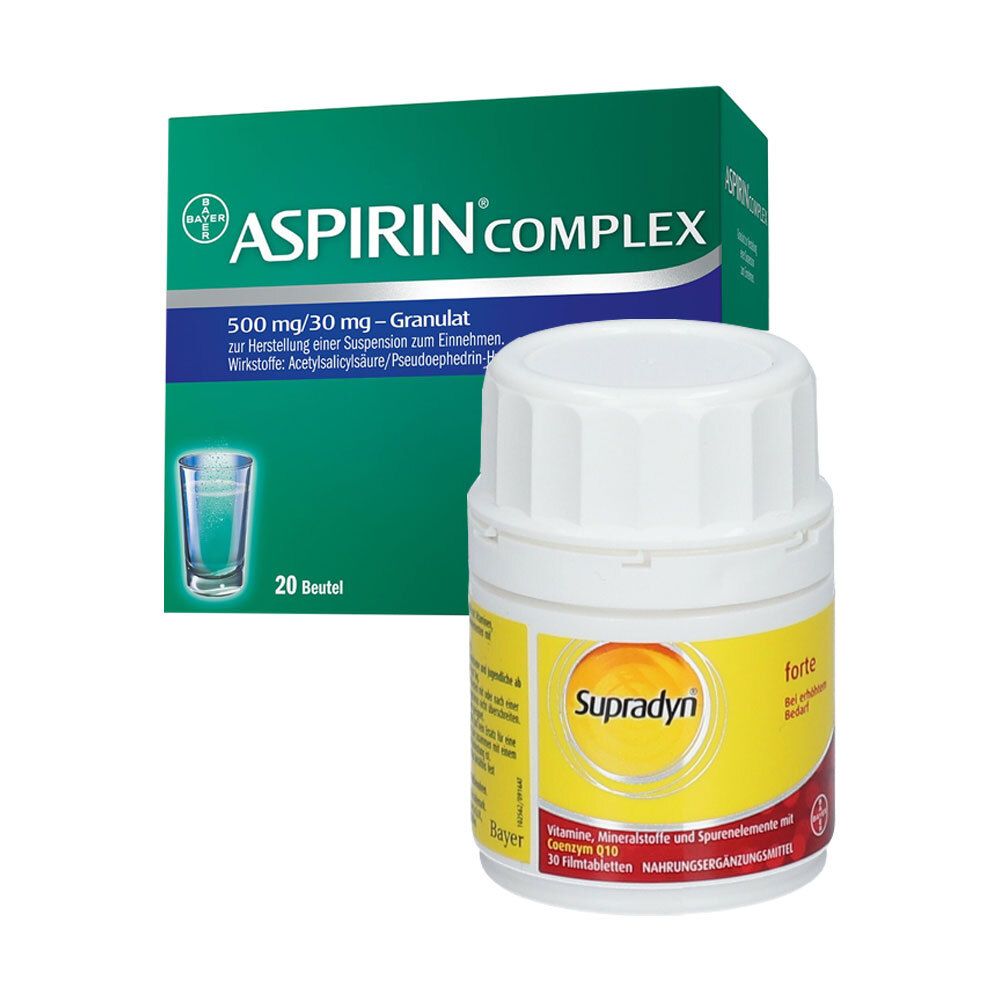 Supradyn® forte Coenzym Q10 + Aspirin® Complex 500 mg/30 mg
