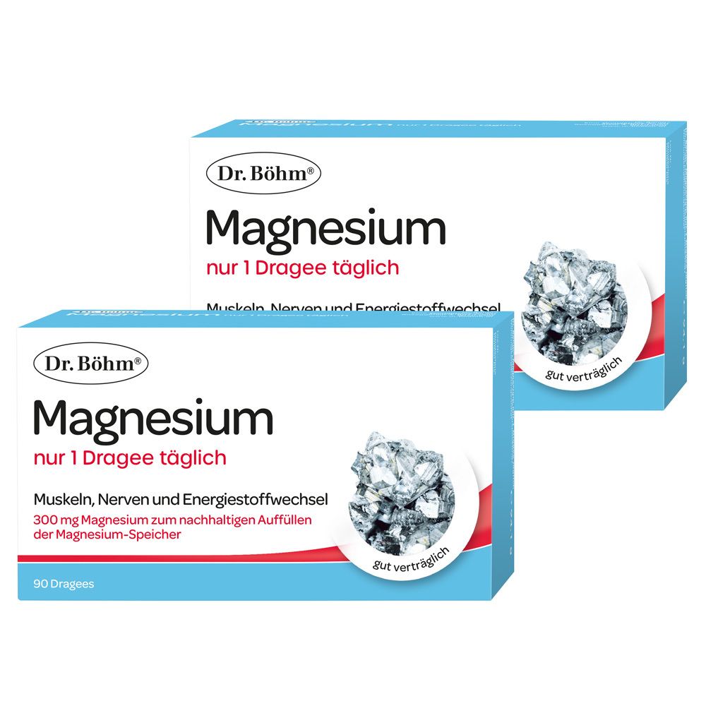 Dr.böhm® Magnésium - Seulement 1 dragée par jour