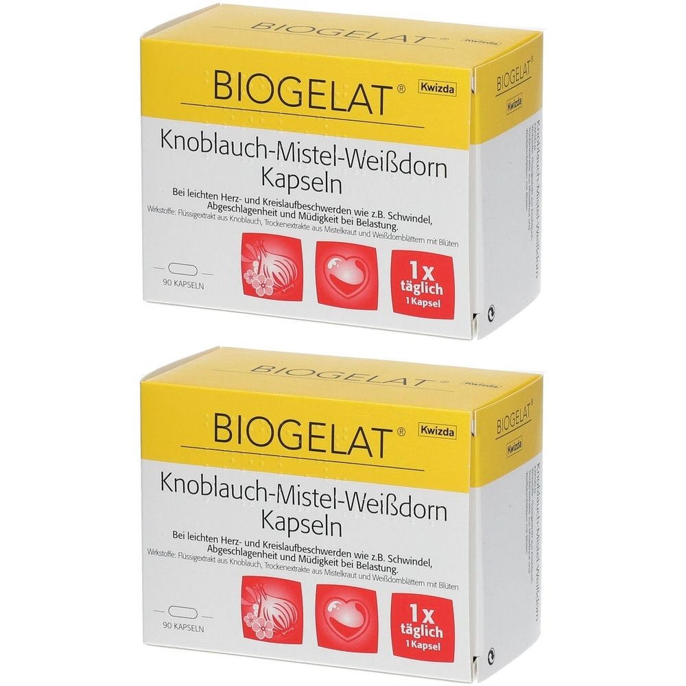 BIOGELAT® Knoblauch-Mistel-Weißdorn