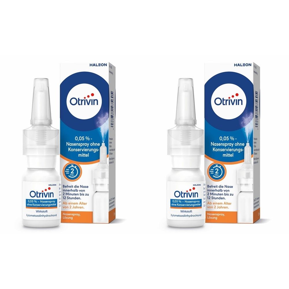 Otrivin 0,05% Nasenspray ohne Konservierungsmittel