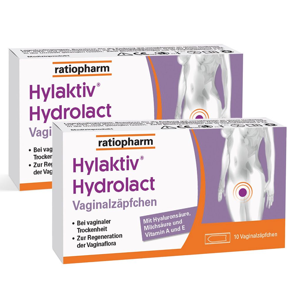 Hylaktiv® Hydrolact Vaginalzäpfchen
