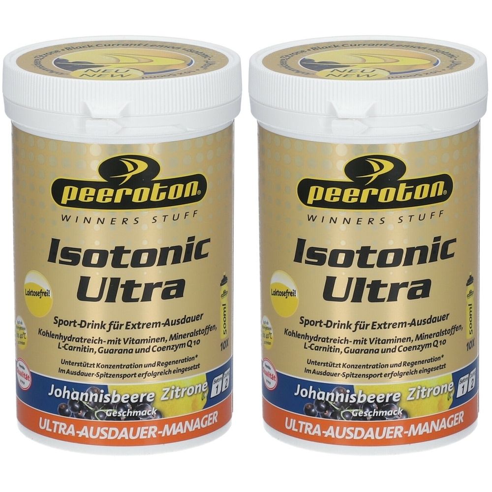 peeroton® Isotonic Ultra Drink Johannisbeere Zitrone