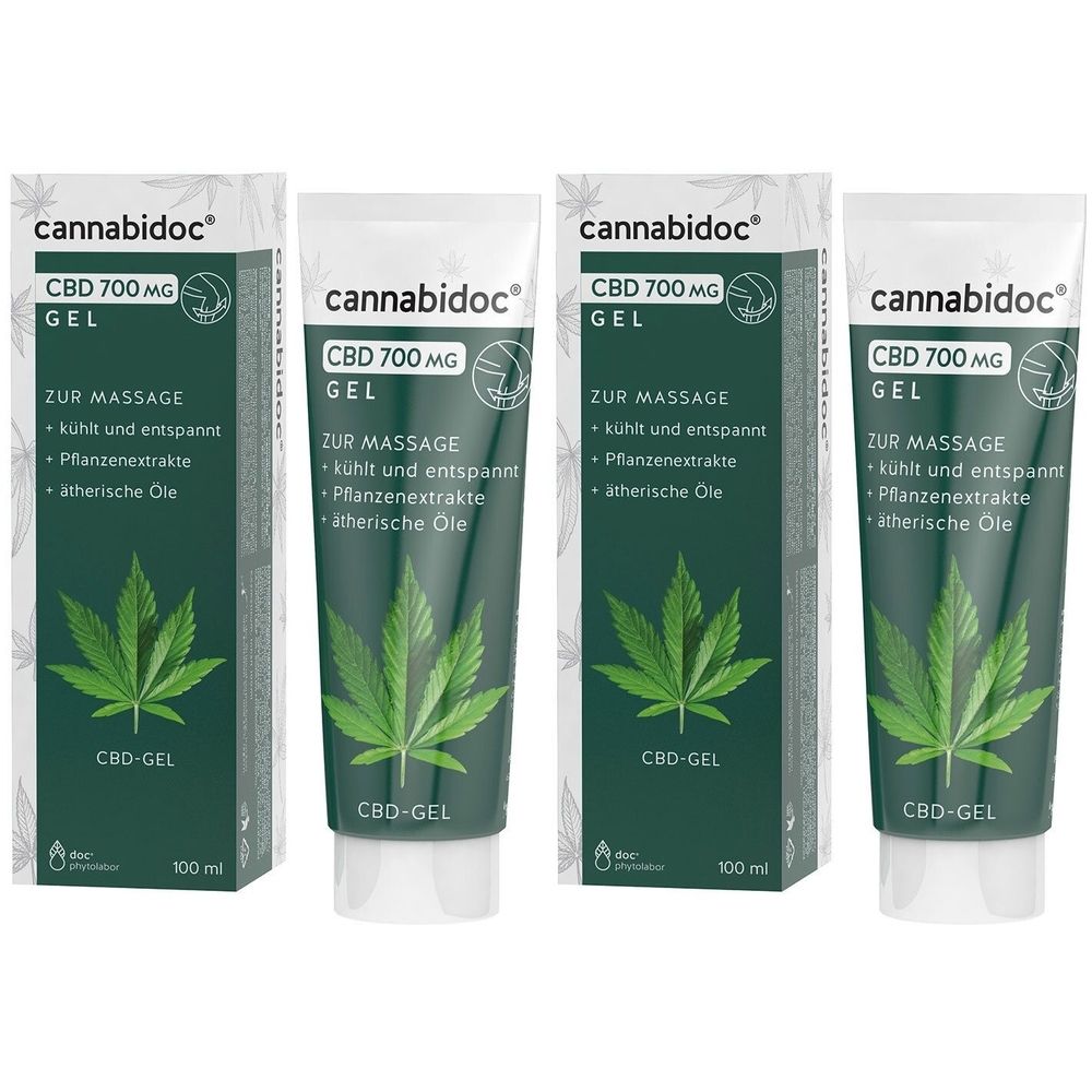 Cannabidoc CBD 700Mgaeth.oel x2 2x100 ml Gel