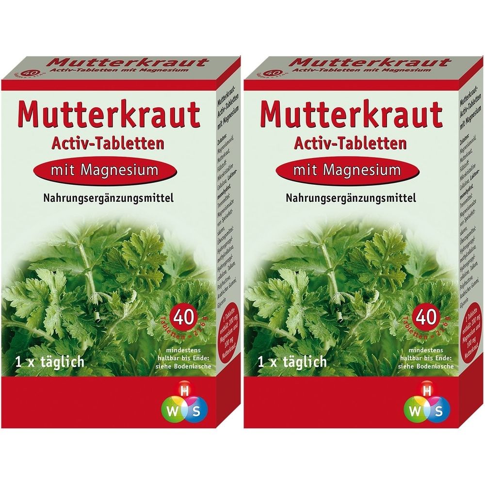 Mutterkraut-Magn Activ TBL x2 2x40 St Tabletten