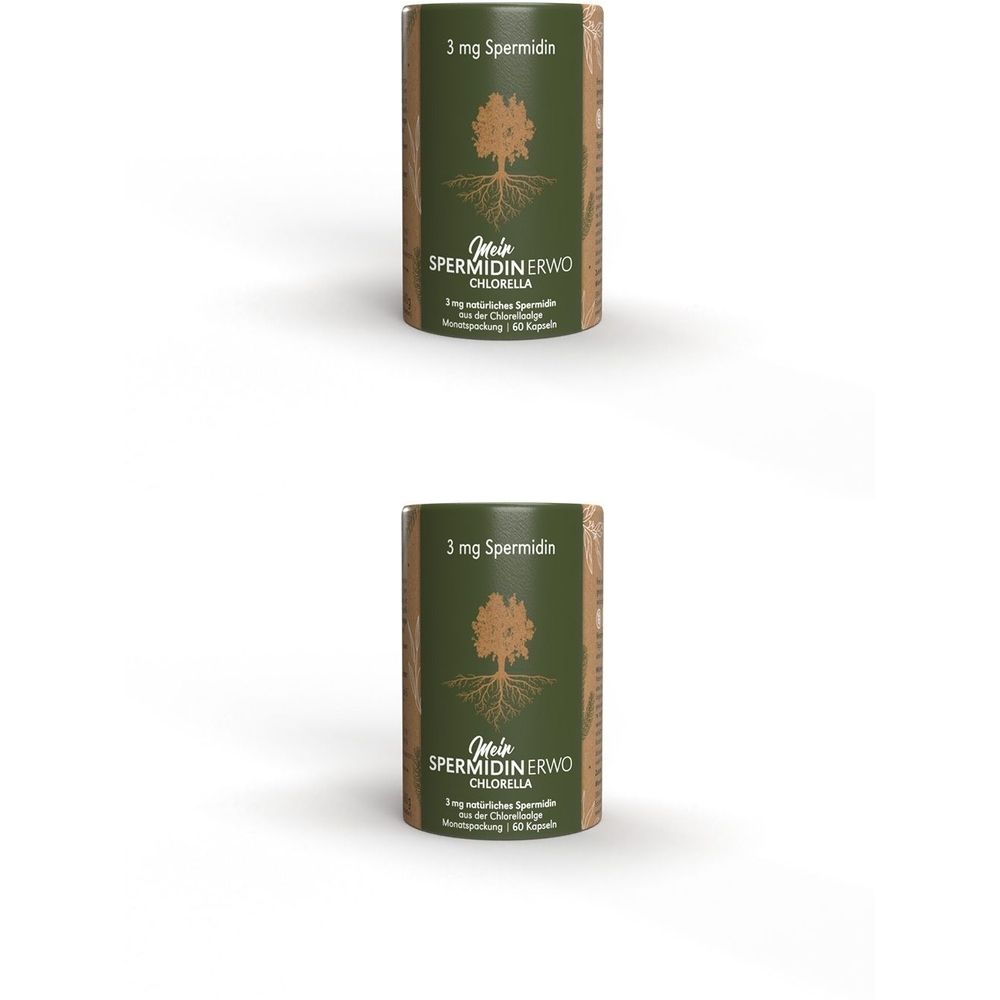 Mein Spermidinerwo Chlorella x2 2x60 St Kapseln
