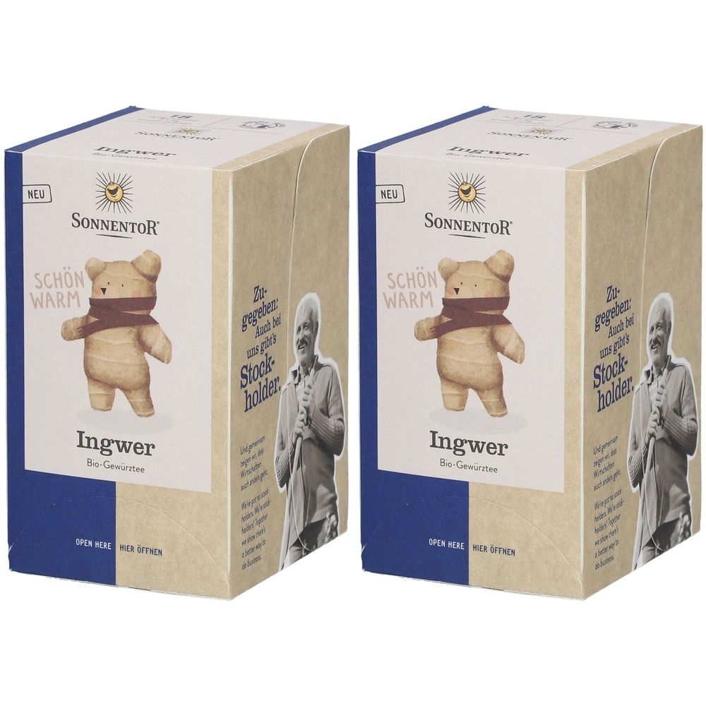 Sonnentor TEE Ingwer Bio x2 2x18 St Filterbeutel