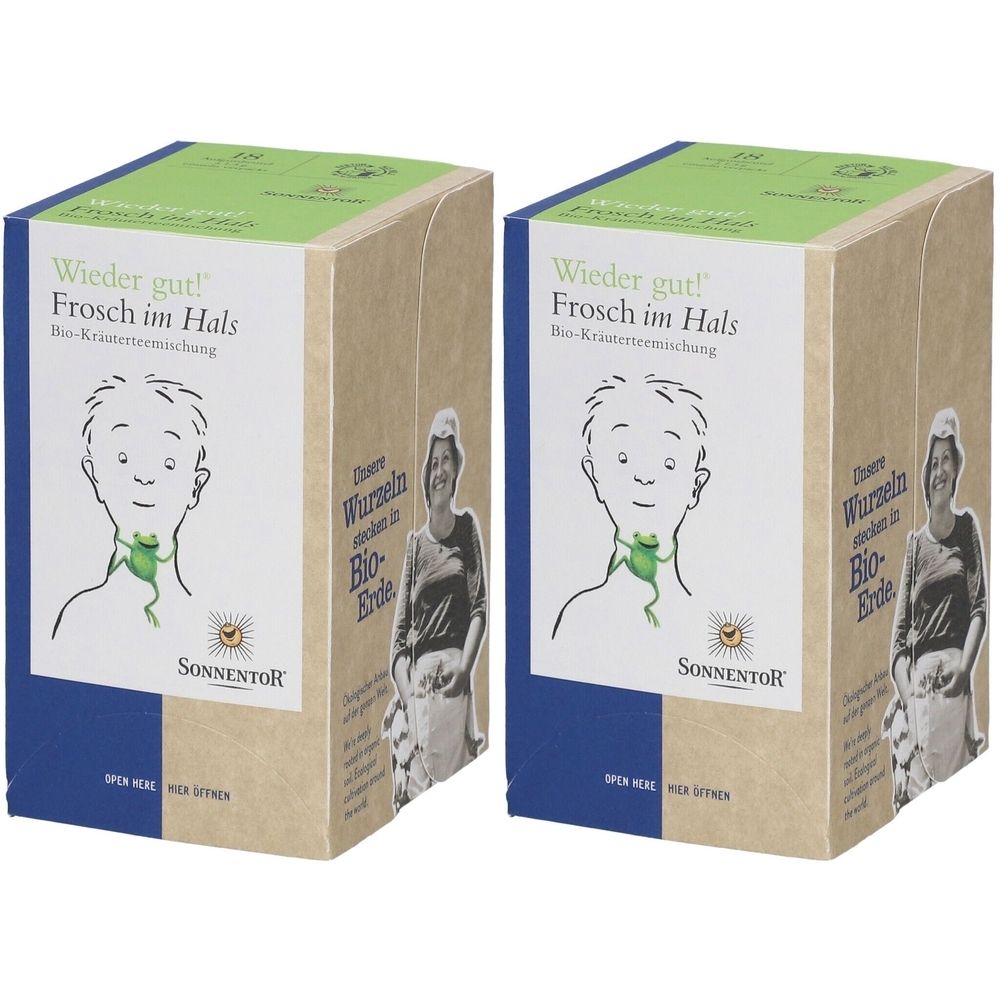 Sonnentor W-Gut TEE Hals Bio x2 2x18 St Filterbeutel