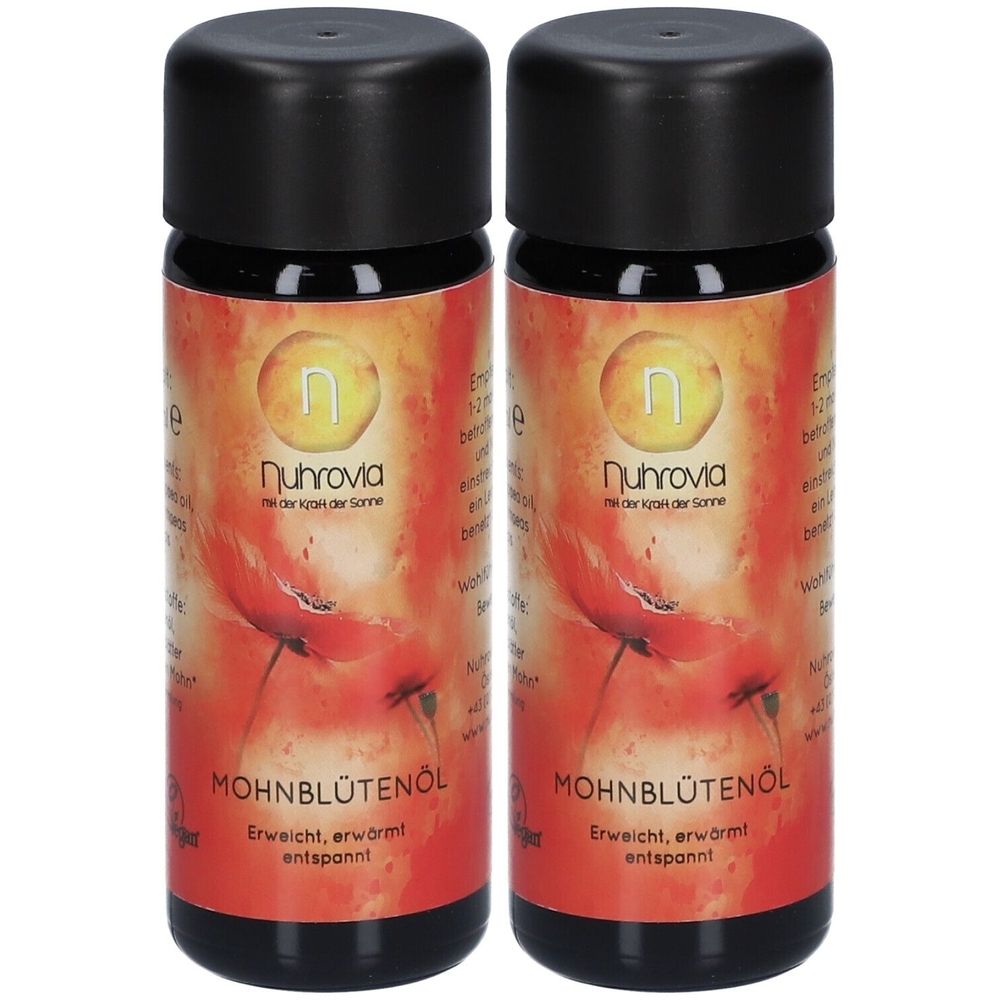 Mohnbluetenoel Nuhrovia x2 2x100 ml Öl