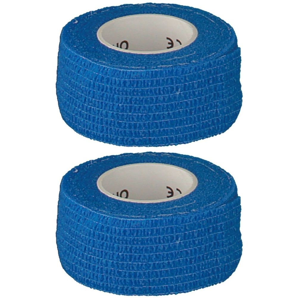 Ok-Plast Pfl+Finvb 2,5 Blau x2 2x1 St Pflaster