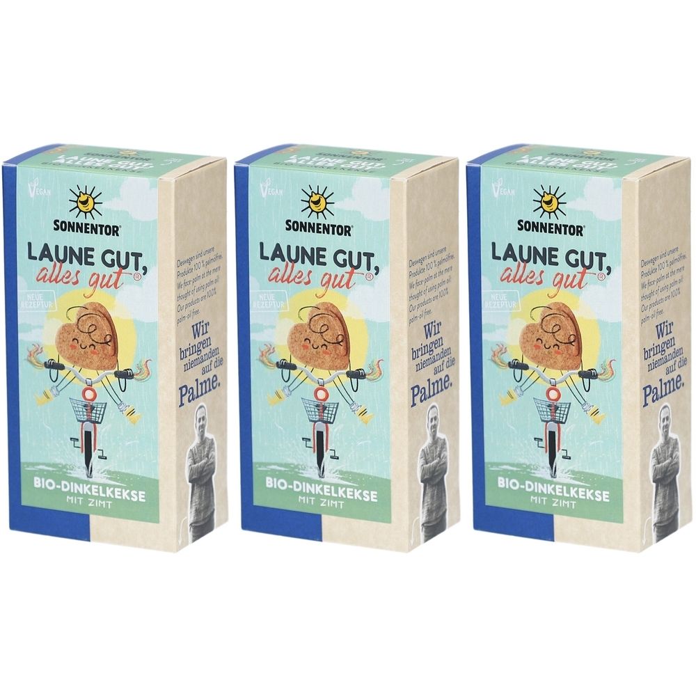 Sonnentor Keks Laune GUT x3 3x125 g Kekse