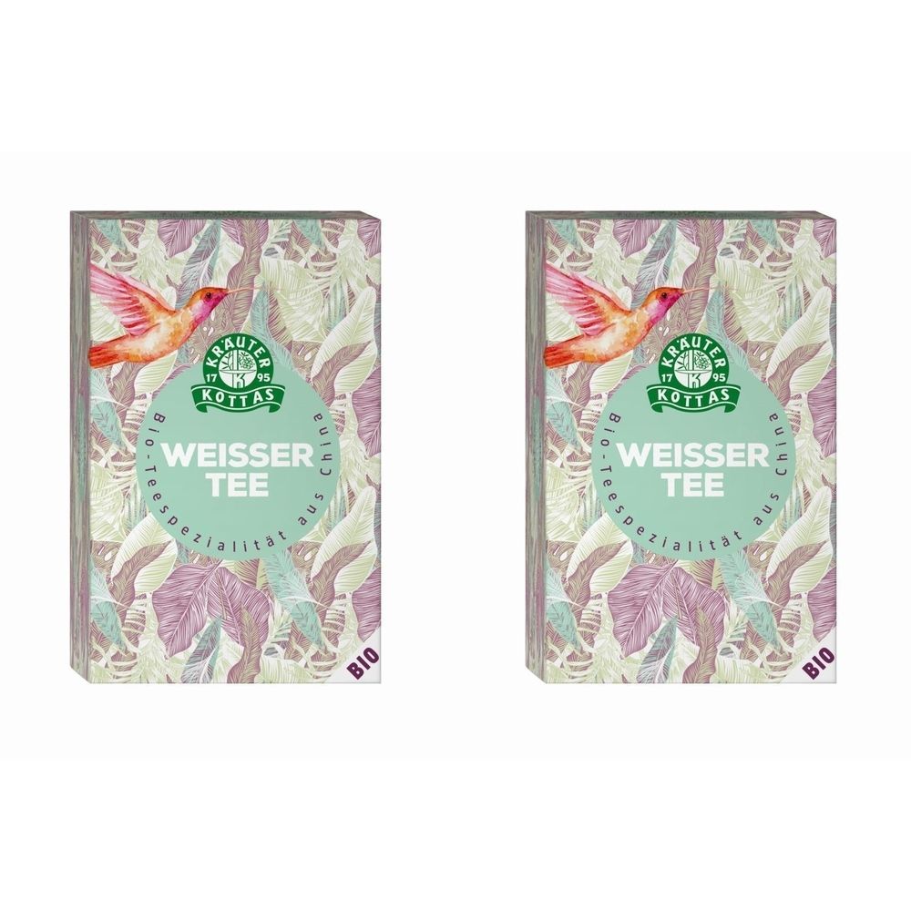 Kottas TEE Weisser Bio x2 2x20 St Filterbeutel