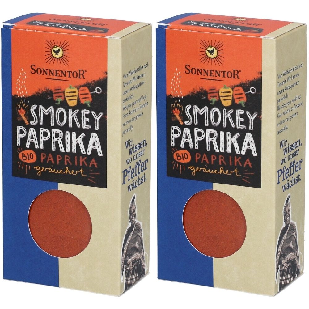 Sonnentor Smokey Paprika BIO x2 2x50 g Pulver