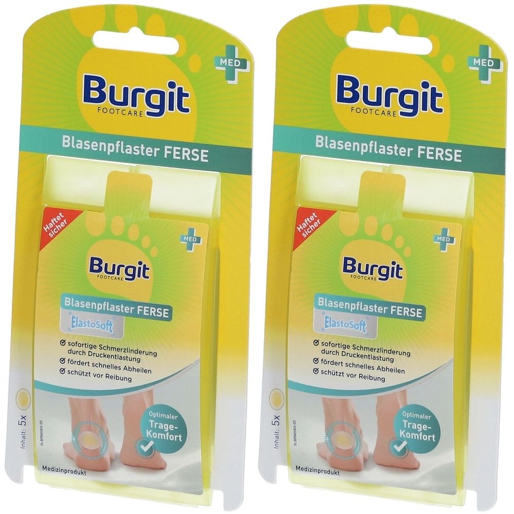 Burgit Blasenpfl Fersen Elas x2 2x5 St Pflaster