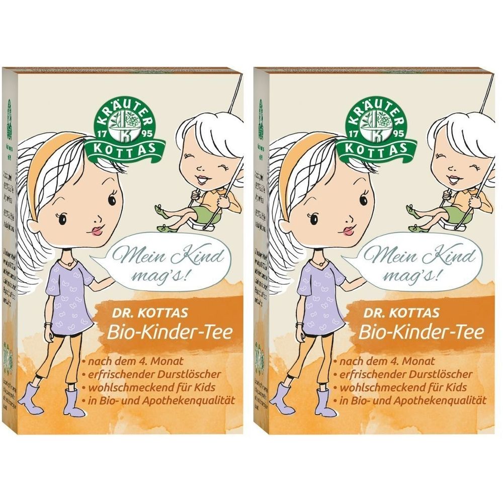Kottas Dr.tee Bio-Kinder x2 2x20 St Filterbeutel