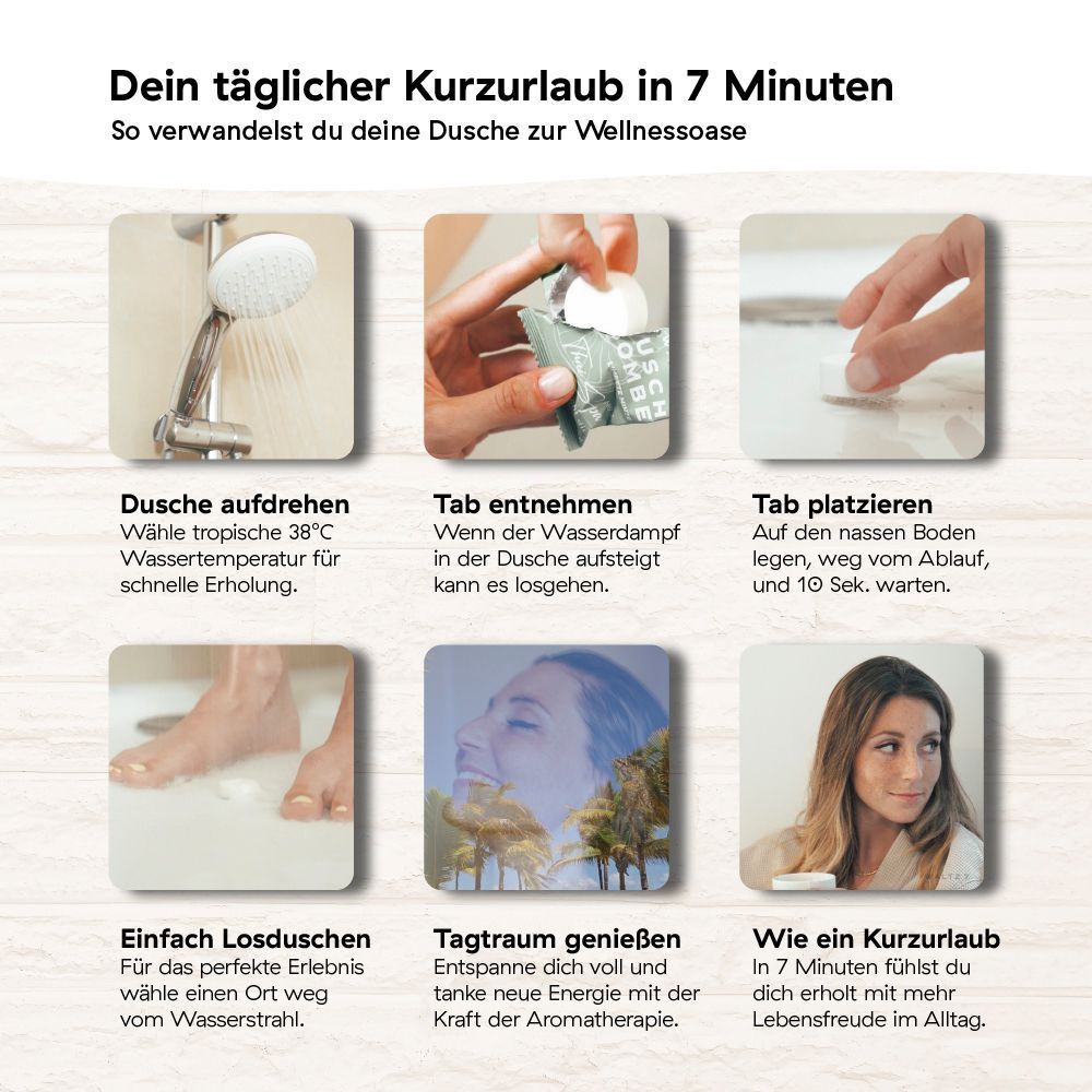 WALTZ 7 Wellness-Duschbombe Limette-Mint