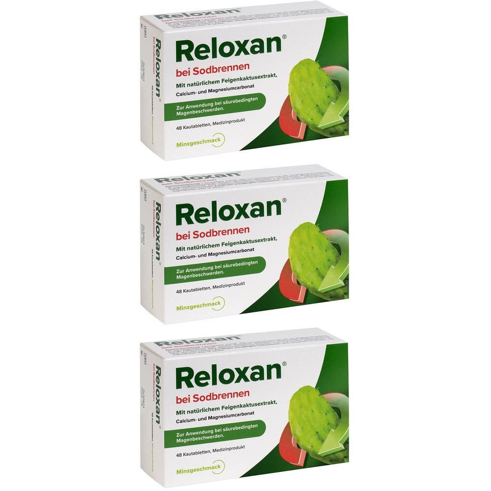 Reloxan® Kautabletten bei Sodbrennen – Minze