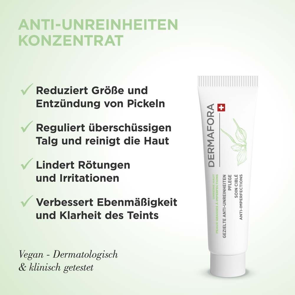 DERMAFORA UNR.H.PFL. x2 Tube: Reduziert Pickel, reguliert Talg, lindert Rötungen.