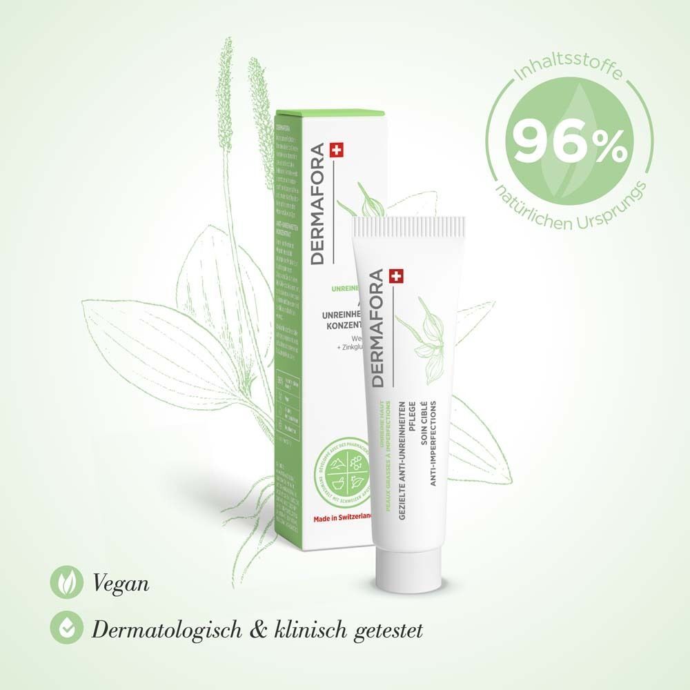 DERMAFORA UNR.H.PFL. x3 Tube und Kartonverpackung mit 96% natürlichen Inhaltsstoffen.