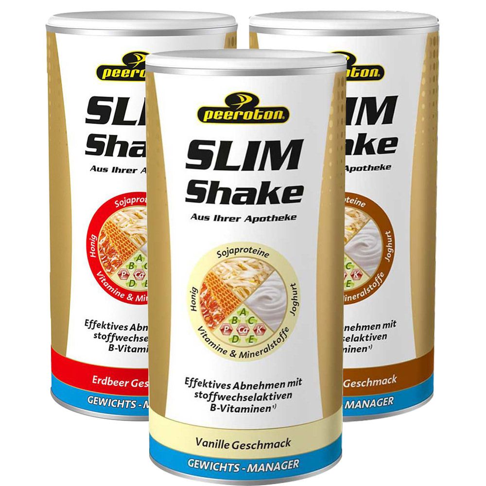 peeroton® Slim Shake Erdbeere + Schokolade + Vanille