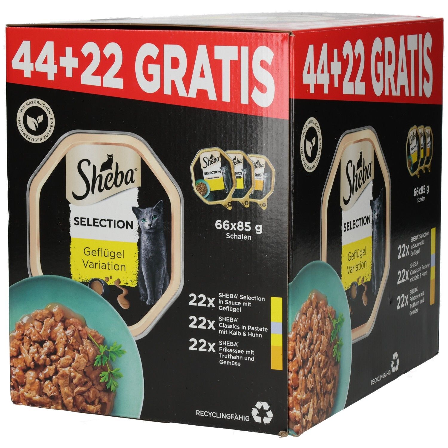 SHEBA® Schale Pluspack Geflügel